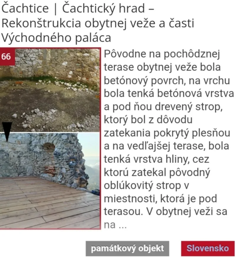 kulturna premena Čachtice