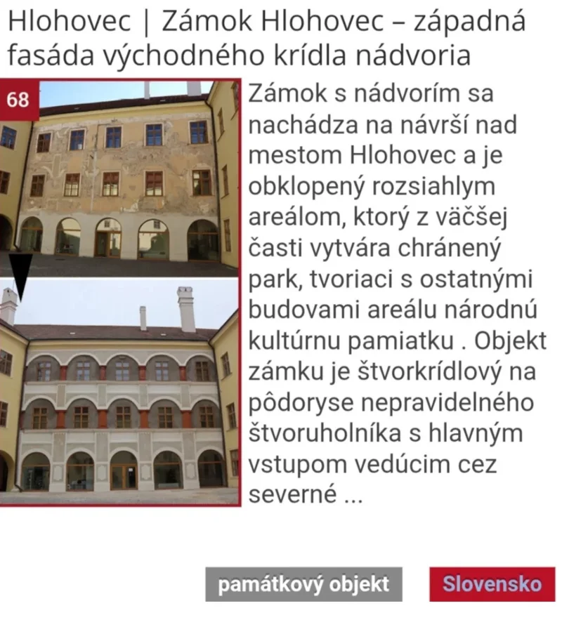 kulturna premena Hlohovec