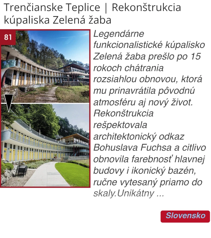 kulturna premena Trenčianske Teplice