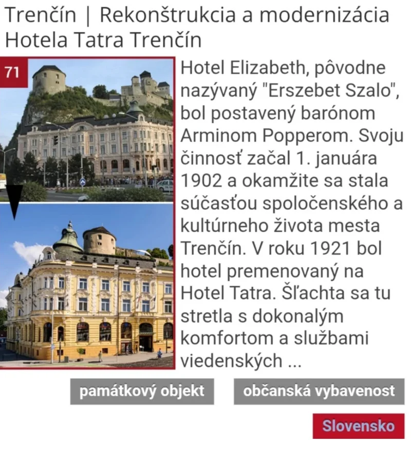 kulturna premena Trenčín